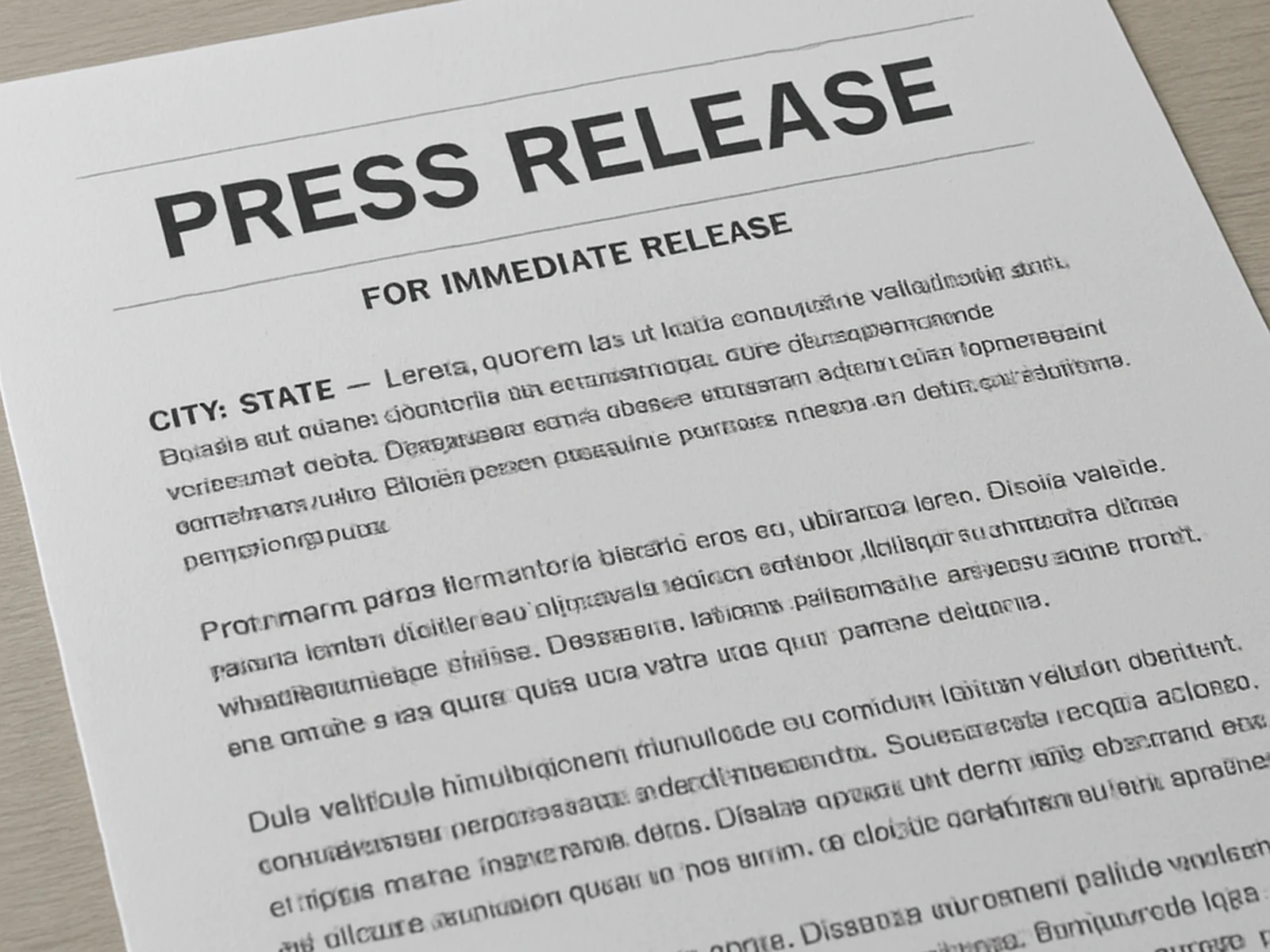Press Releases